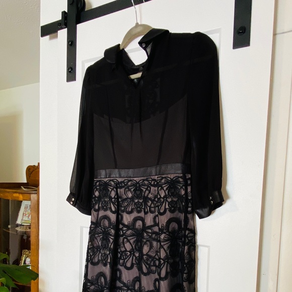 Karen Millen black dress with tons of details! - Picture 4 of 11